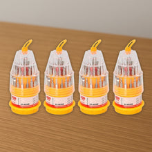 (SET OF 4PC) SCREWDRIVER SET, STEEL 31 IN 1 WITH 30 SCREWDRIVER BITS, PROFESSIONAL MAGNETIC DRIVER SET, B Grade