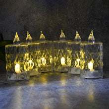 Decorative LED Crystal Flameless Candle Set