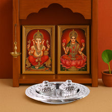 Round Shape Special Puja Thali, Kumkum Thali Holder (1 Pc / Small)