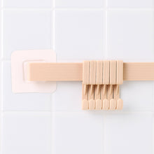 Self-Adhesive 6-Hook Wall Hanging Rack (1 Pc)