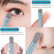 8-Piece Mini Makeup Brush Kit – Portable Premium Synthetic Set with Case (Mix Colors)