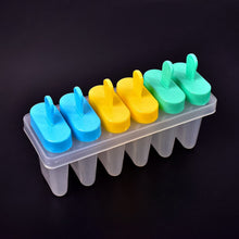 Ice Candy Maker Upgrade sicle Molds Sets 6 Ice  Makers Reusable Ice Lolly Cream Mold Home-Made sicles Mould with Stick