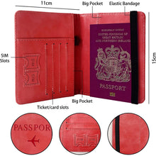 Premium Multifunction Travel Passport Holder & Wallet (15x11cm / 1 Pc)